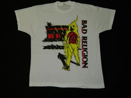 Vintage BAD RELIGION 80S SUFFER T-Shirt screen stars tour