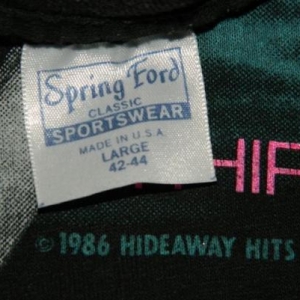 Vintage BOSTON 1987 U.S. Tour T-shirt concert
