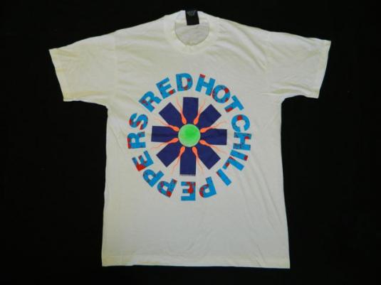 Vintage NOS RED HOT CHILI PEPPERS 1990 SPERM T-Shirt tour