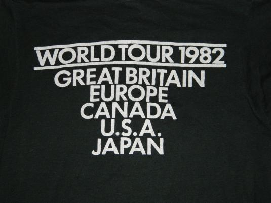 Vintage THE JAM 1982 TOUR T-SHIRT THE GIFT ORIGINAL 80S