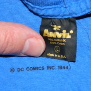 Vintage SUPERMAN L 80S T-SHIRT GRAPHITTI DC COMICS