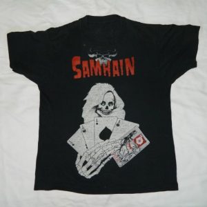 Vintage SAMHAIN 80S DEATH DEALER T-Shirt ORIGINAL concert