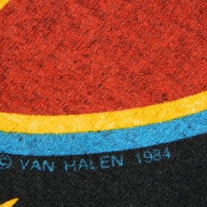 Vintage VAN HALEN 1984 Tour T-Shirt XL Original Concert