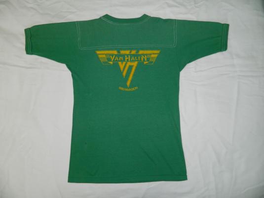 Vintage VAN HALEN SHOWCO 1980 INVASION CONCERT T-Shirt 80s | Defunkd