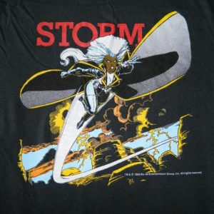 Vintage STORM 1988 T-SHIRT MARVEL COMICS X-MEN 80S