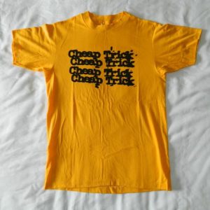 Vintage CHEAP TRICK EARLY 80S GOLD TOUR T-Shirt