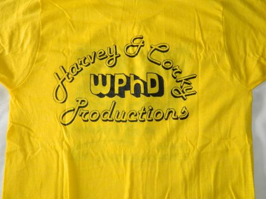 Vintage CHEAP TRICK 70sWORKING CREW CONCERT T-Shirt tour