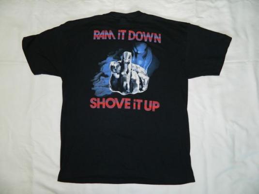 Vintage JUDAS PRIEST 1988 RAM IT DOWN SHOVE IT UP T-Shirt xl