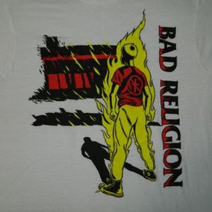 Vintage BAD RELIGION 80S SUFFER T-Shirt screen stars tour