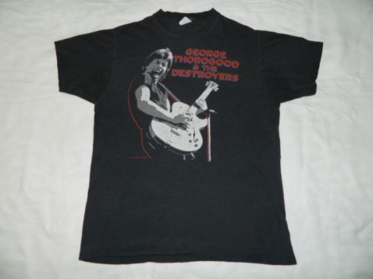 Vintage GEORGE THOROGOOD & THE DESTROYERS 1985 Tour T-shirt | Defunkd