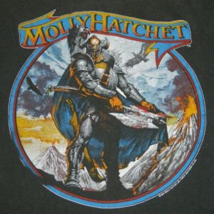 Vintage MOLLY HATCHET 1984 Tour T-shirt concert