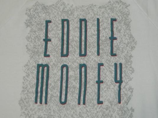 Vintage EDDIE MONEY 1986 SWEATSHIRT 80s tour