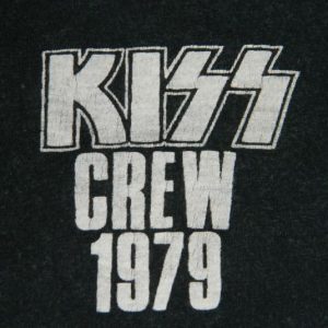 Vintage KISS 1979 CREW DYNASTY TOUR T-SHIRT 70S CONCERT
