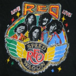 Vintage 1979 REO SPEEDWAGON Tour T-Shirt 70s concert