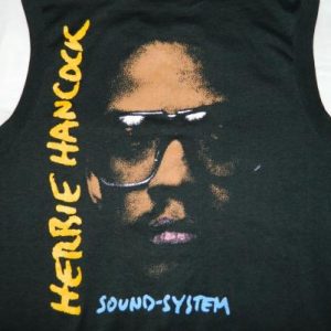 Vintage HERBIE HANCOCK 1984 TOUR T-Shirt SOUND-SYSTEM