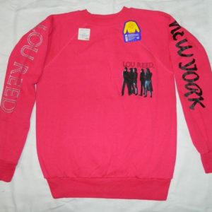 Vintage LOU REED 1989 NEW YORK NOS SWEATSHIRT t shirt 80s