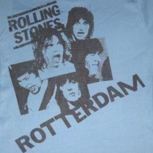 vintage ROLLING STONES 1982 ROTTERDAM CONCERT T-SHIRT tour