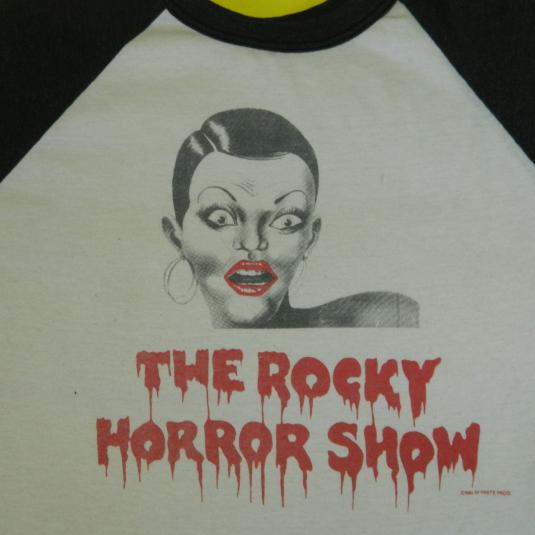 Vintage The ROCKY HORROR SHOW 80s JERSEY T-shirt picture