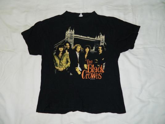 Vintage THE BLACK CROWES 1990 TOUR T-Shirt concert 90s tee