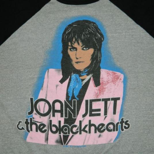 Vintage JOAN JETT 1982 I LOVE ROCK N ROLL TOUR T-Shirt