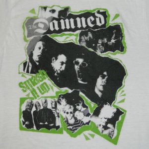 Vintage THE DAMNED 80S SMASH IT UP T-Shirt
