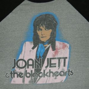 Vintage JOAN JETT 1982 I LOVE ROCK N ROLL TOUR T-Shirt