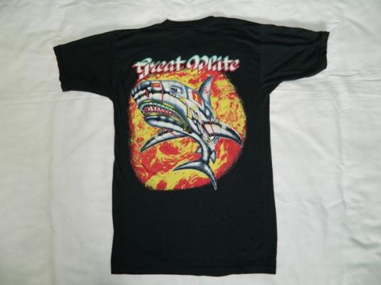 Vintage GREAT WHITE 1987 TOUR T-Shirt concert | Defunkd