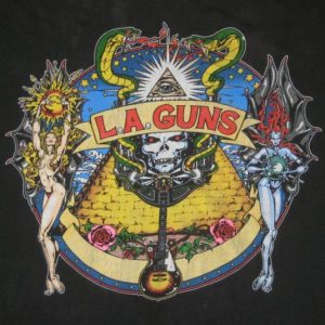 vintage LA GUNS JAPAN TOUR T-Shirt Hollywood Vampires l.a