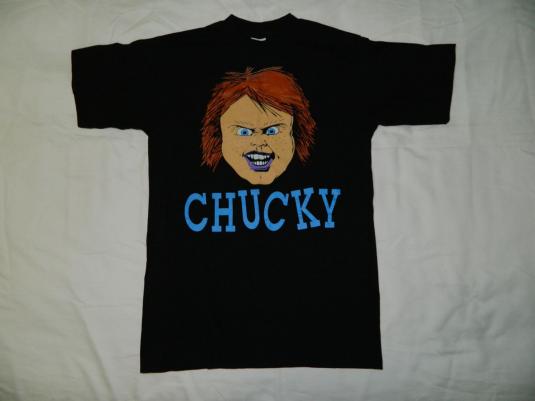 Vintage CHUCKY 80S T-SHIRT CHILD’S PLAY HORROR CULT MOVIE