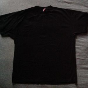 Vintage 80s blank black T-Shirt Royal First Class 50/50 XL