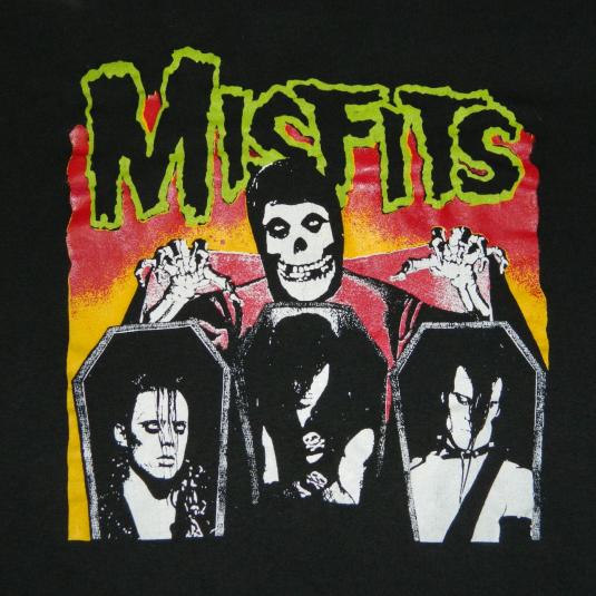 Vintage MISFITS 80S EVILIVE T-Shirt danzig punk rock