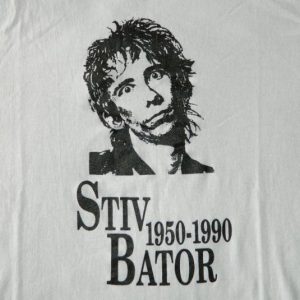 Vintage STIV BATORS T-Shirt THE DEAD BOYS