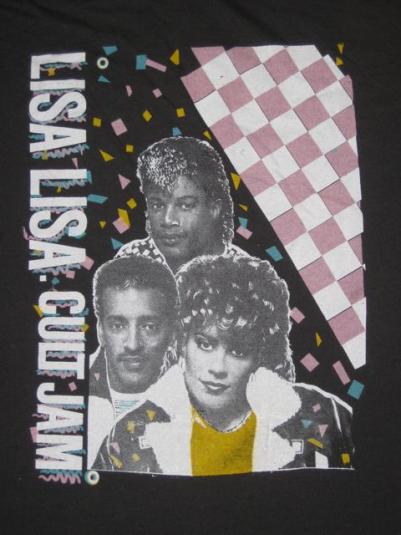 vintage LISA LISA & CULT JAM 1987 SPANISH FLY TOUR T-Shirt