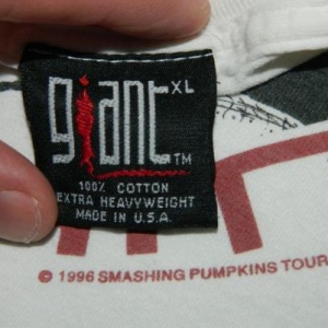 90s Smashing Pumpkins M Tシャツ giant tag Vintage Giant T-Shirt