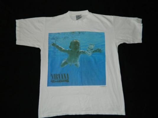 Vintage NIRVANA NEVERMIND 1992 TOUR T-Shirt Kurt Cobain
