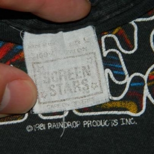 Vintage ROLLING STONES 1981 TATTOO YOU T-Shirt 80s