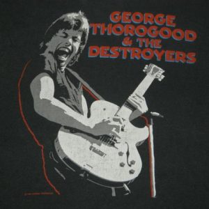 Vintage GEORGE THOROGOOD & THE DESTROYERS 1985 Tour T-shirt