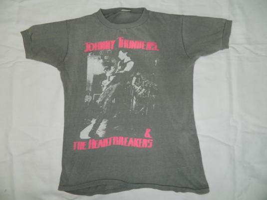 Vintage JOHNNY THUNDERS 1984 TOUR T-Shirt 80s concert