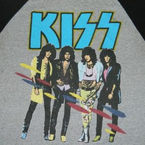 Vintage KISS 85-86 ASYLUM Tour Jersey T-Shirt 80s