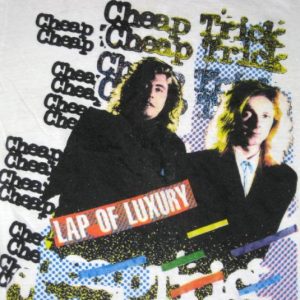 vintage CHEAP TRICK 1988 LAP OF LUXURY TOUR T-Shirt 80s