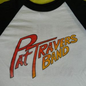 Vintage PAT TRAVERS BAND 1987 Tour JERSEY T-Shirt concert