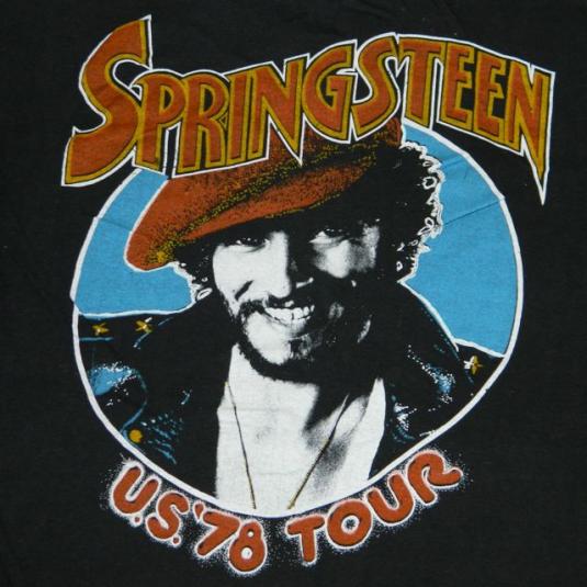 Vintage BRUCE SPRINGSTEEN 1978 Tour TShirt 70s Defunkd