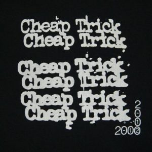 Vintage CHEAP TRICK 1988 LAP OF LUXURY TOUR T-Shirt 80s S