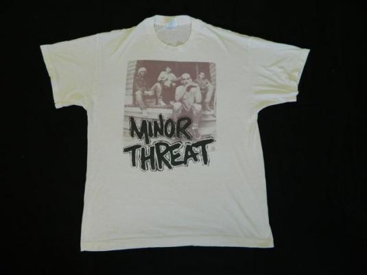Vintage MINOR THREAT ZED RECORDS 80S T-Shirt