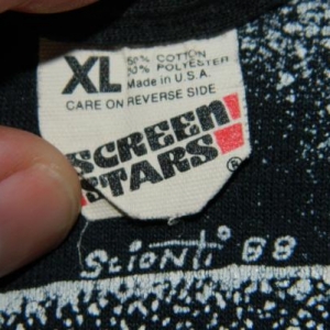 Vintage 7 SECONDS 1988 T-Shirt Original 80s tour