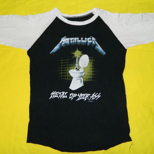 Vintage METALLICA 80S MUYA JERSEY T-Shirt METAL UP YOUR ASS | Defunkd