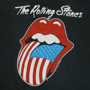Vintage ROLLING STONES 1981 NORTH AMERICAN TOUR T-Shirt 80s