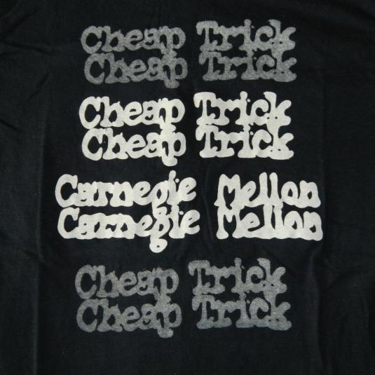 Vintage CHEAP TRICK EARLY 80S WORKING CREW TOUR T-Shirt