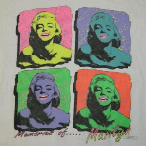 Vintage Marilyn Monroe Andy Warhol T-shirt