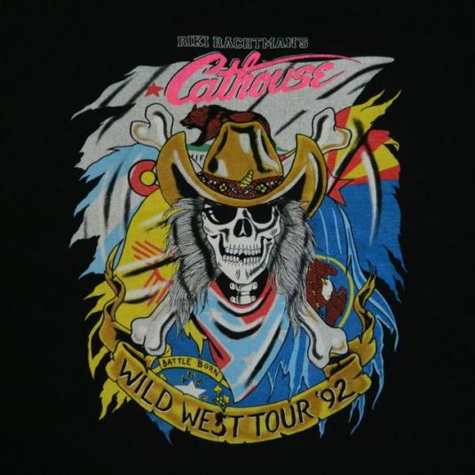 Vintage CATHOUSE HOLLYWOOD TOUR T-Shirt FASTER PUSSYCAT